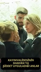 Sharika'nın kayınvalidesinden skandal hareket! Pique şiddeti sadece izledi