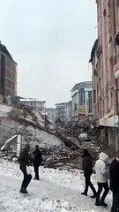 Malatya'da Kırçuval Otel çöktü. 15 sporcu enkaz altında