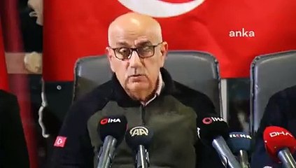 Bakan Kirişçi konuştuğu sırada deprem oldu