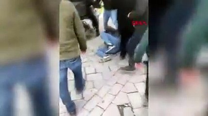 Takip ettiği kadının yakınlarından meydan dayağı