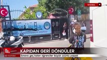 Sınava geç kalan öğrenciler büyük üzüntü yaşadı