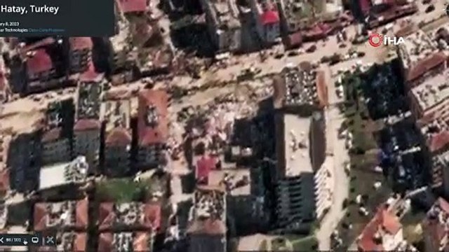 Japon bilim insanı fay hattının uydu görüntülerini paylaştı