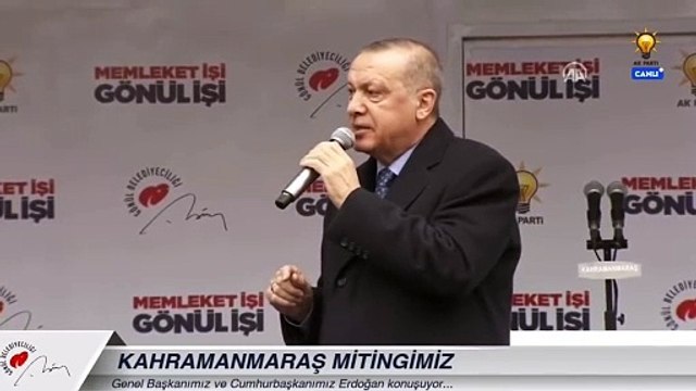 Erdoğan 2019'da Kahramanmaraş'ta imar barışıyla 144 bin 556 Maraşlının sorunu çözdük diye müjde vermiş. Görüntüyü çıkartıp buldular
