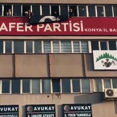 Zafer Partisi'nden pankartlı Sinan Ateş mesajı