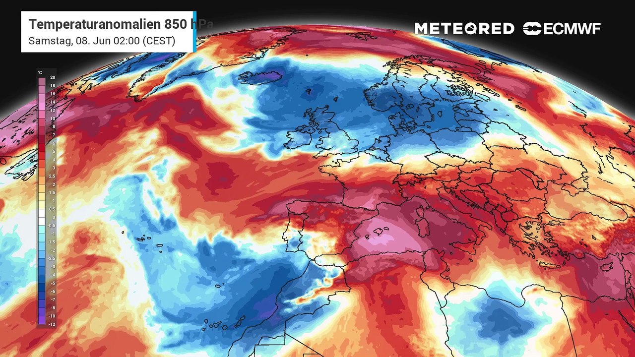 In der Höhe sind deutlich zu kalte Luftmasen über Deutschland unterwegs! So wird das nichts mit Sommerwetter!