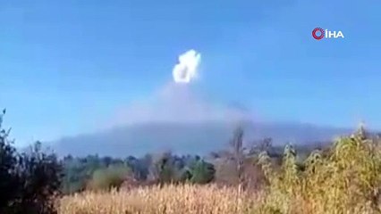 Popocatepetl Yanardağı'nda 23 günde 41 patlama