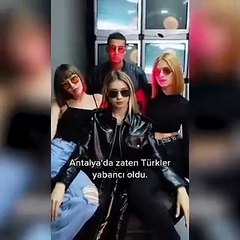 Antalya'daki Ukraynalılar böyle video çekti: Artık Türkler yabancı