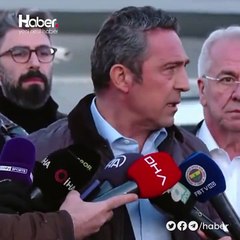 Ali Koç TFF Binası önünden açıkladı: Ali Palabıyık artık bizim stada gelemez!