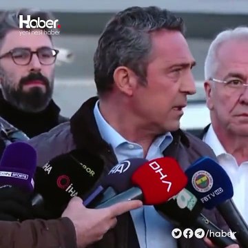 Ali Koç TFF Binası önünden açıkladı: Ali Palabıyık artık bizim stada gelemez!