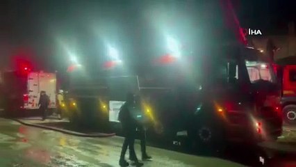 Mobilya atölyesinde yangın