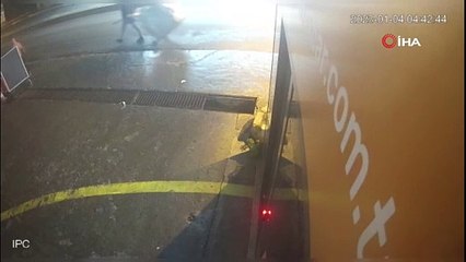 Şişli'de mazgal hırsızlarına sopalı müdahale 