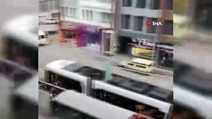 Eskişehir'de tramvayda taciz. Onlarca kişi saldırdı