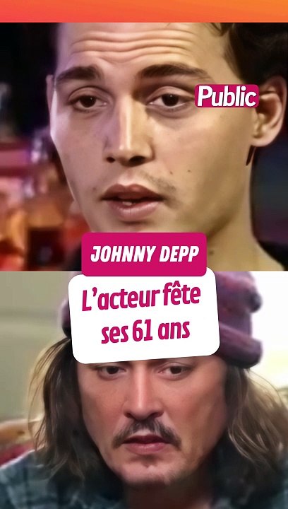  Johnny Depp fête ses 61 ans ! Retour en images sur l’évolution de la star Américaine