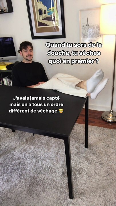 Dans quel ordre tu te sèches en sortant de la douche ? (Exclusivité Dailymotion)
