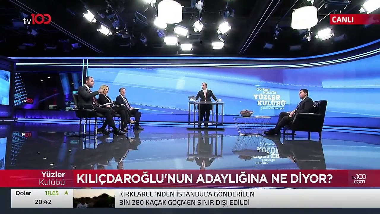 Gültekin Uysal'dan tv100 ekranlarında dikkat çeken cumhurbaşkanı adayı açıklaması
