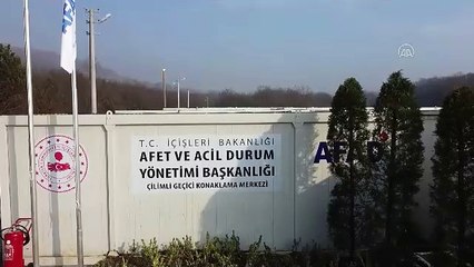 Düzce'de depremzedelere konteynerler teslim ediliyor