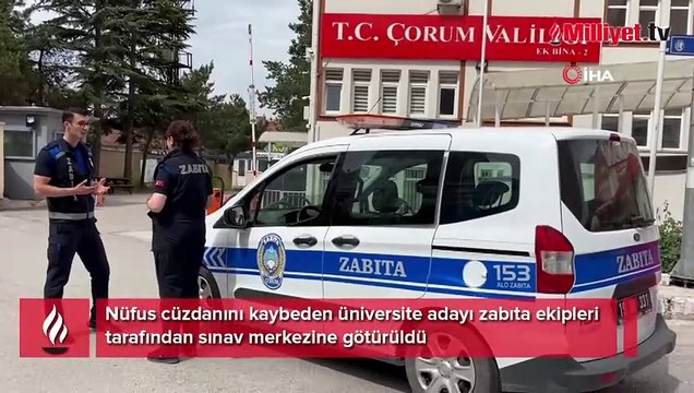 Nüfus cüzdanını kaybetti, yardımına zabıta ekipleri yetişti