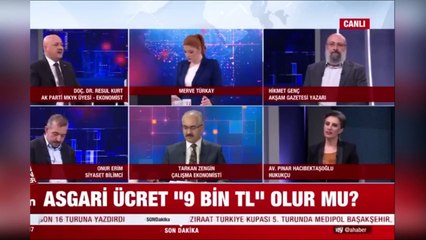 AKP’li yetkili canlı yayında asgari ücretin ne kadar olacağını açıkladı