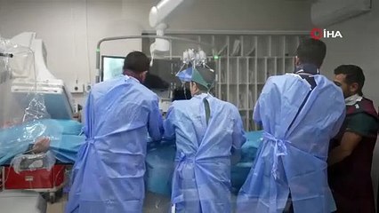 İlk kez kireçli kalp damarı tedavi edildi