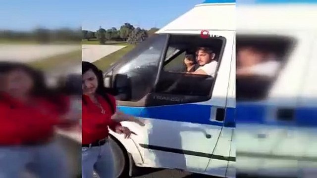 Ambulans şoförünü bıçakla yaralayan kadın serbest bırakıldı