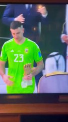 Arjantinli kaleciden terbiyesizlik. Çirkin harekete büyük tepki