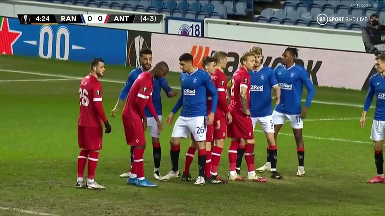 Rangers FC vs. Royal Antwerp 2020/21 - 1.Half