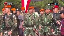 MOMEN MENHAN PRABOWO DIANGKAT SEBAGAI WARGA KEHORMATAN KOMANDO PASUKAN GERAK CEPAT