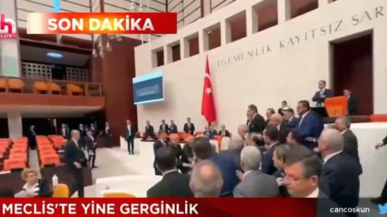 AKP'li vekil Meclis'te İYİ Partili vekile saldırdı