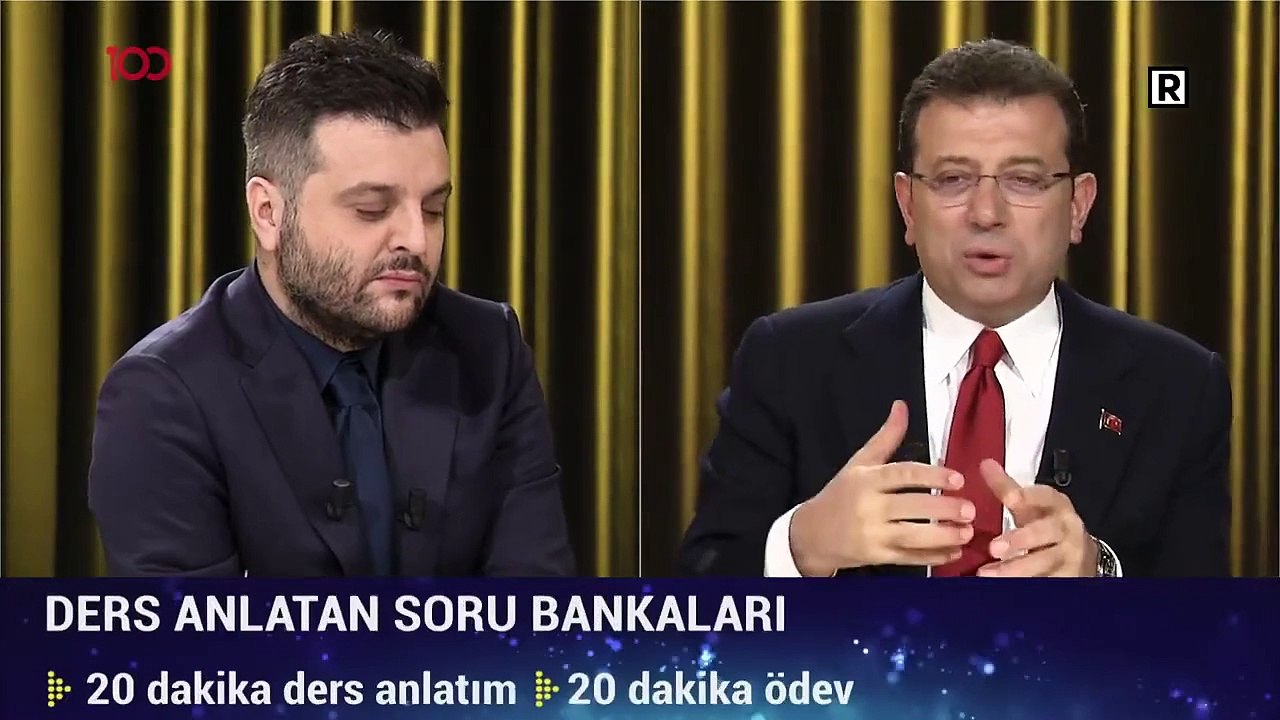 tv100'e konuşan Ekrem İmamoğlu siyasi yasak gelirse ne yapacağını açıkladı
