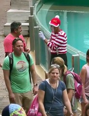 Günün en çok izlenen görüntüsü: Telefon şakası. Türkiye'de yapsaydı dayağı yerdi