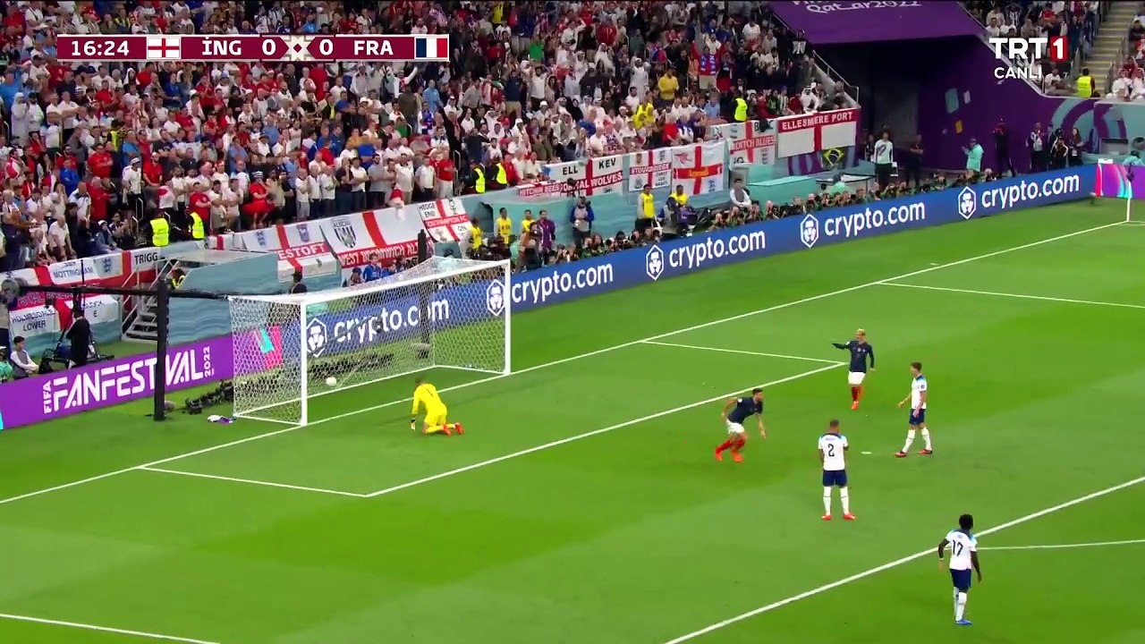 İngiltere-Fransa: Nefes kesen maçta müthiş gol