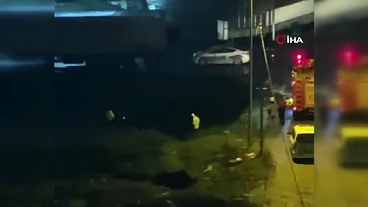 Polisten kaçarken dereye uçtular: 2 yaralı