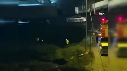 Polisten kaçarken dereye uçtular: 2 yaralı