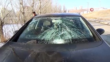 Otomobilin çarptığı yaya yaralandı