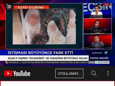 Tarikat lideri babası tarafından 6 yaşında evlendirilen çocuğun görüntüleri ekrana gelince sunucu canlı yayında herkese isyan etti