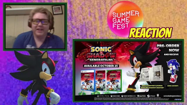 Sonic X Shadow Generations - Release date treailer Reaction! - Minochu96