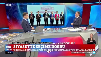 Ali Babacan Erdoğan'ın yeni ortak bulursa MHP'yi kenara koyabileceğini açıkladı