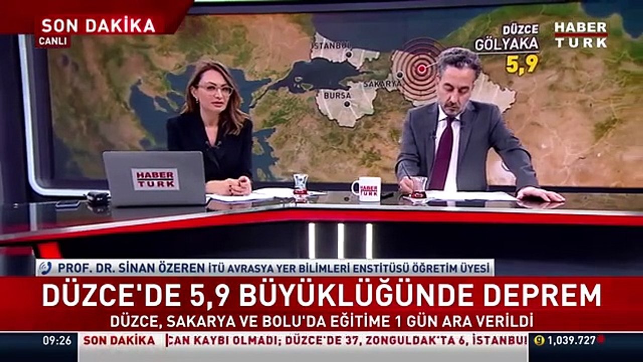 Prof. Dr. Sinan Özeren: İstanbul’da olası değil garanti bir deprem var