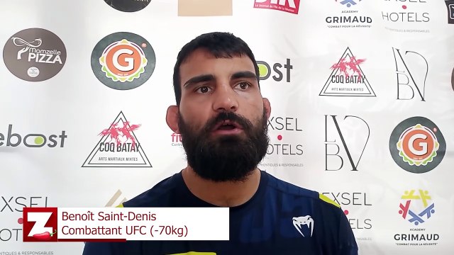 Benoît Saint-Denis conseille aux combattants péi de s'entraider pour devenir tous plus forts