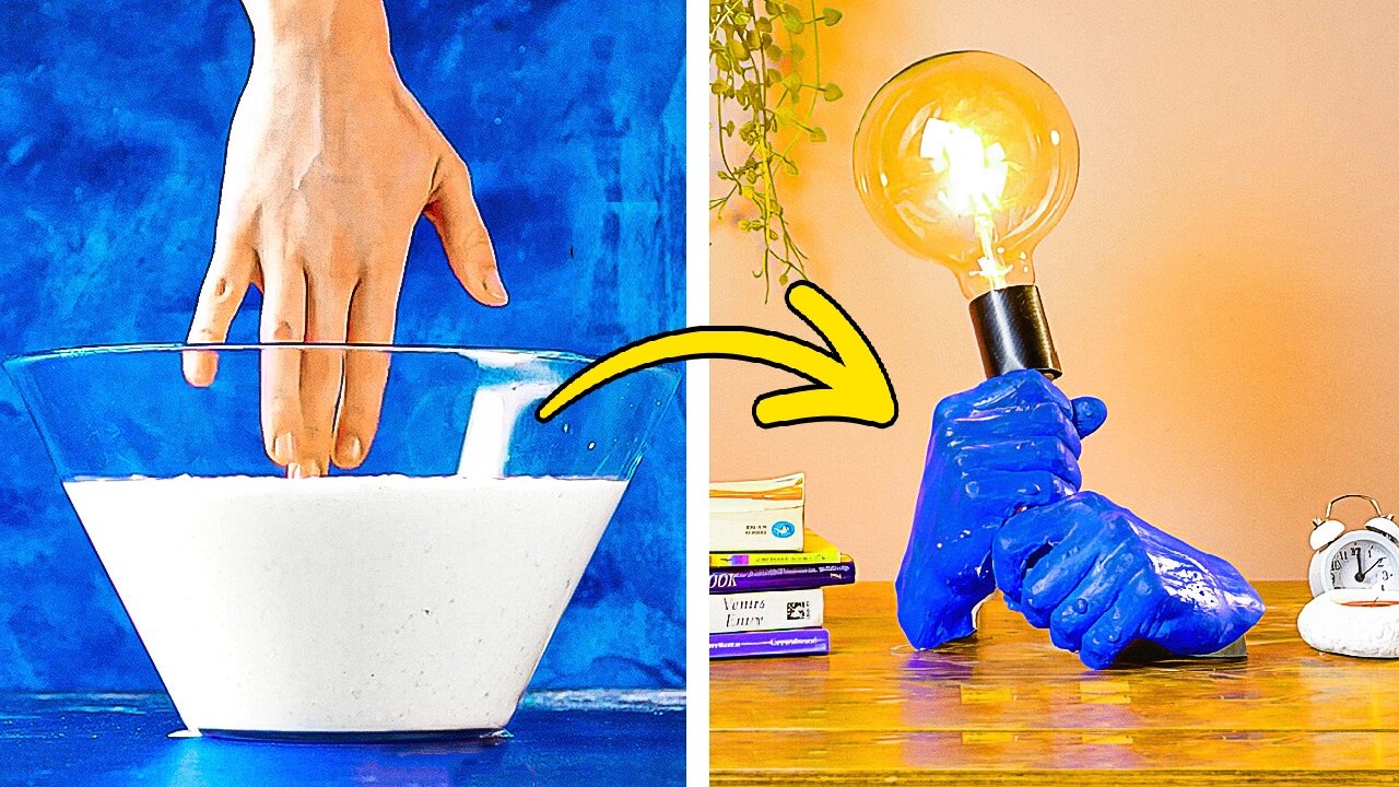 Arts and Crafts: DIY Cement And Gypsum Home Decor 