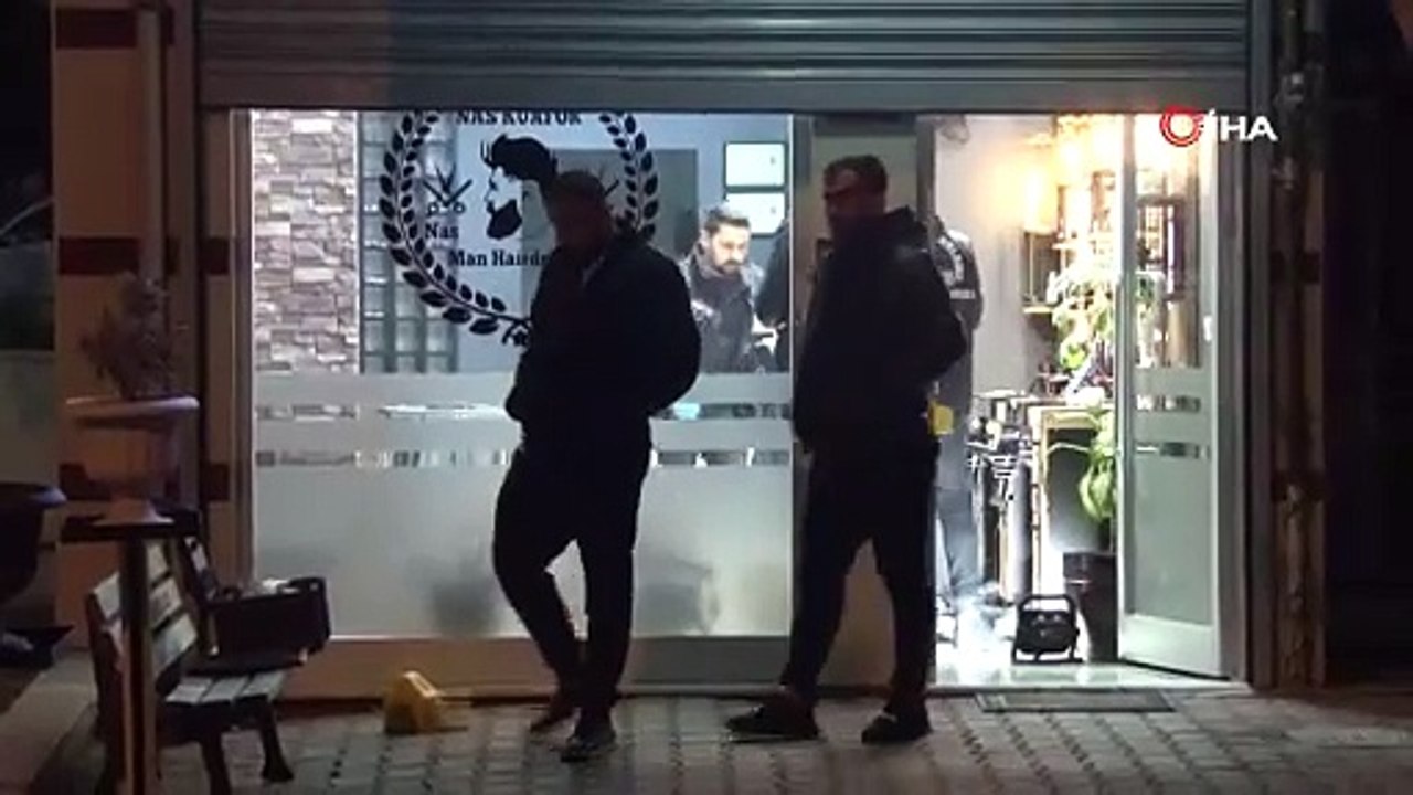 Erkek kuaförüne silahlı saldırı