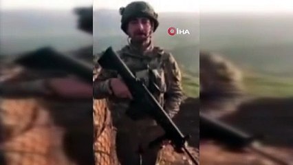 Şehidin annesine gönderdiği video yürekleri dağladı! “Bizimki bitmez bir sevgi annem”