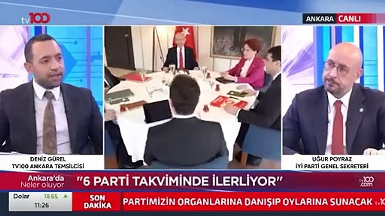 İYİ Parti Genel Sekreteri TV100 canlı yayınında açıkladı: Akşener aday olacak mı