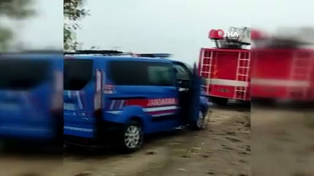 Doğal gaz boru hattına yıldırım düştü