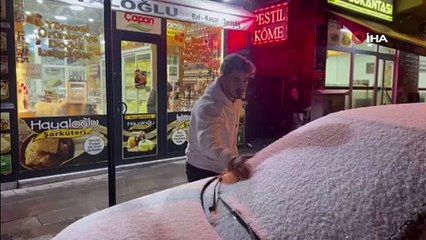 Kars’ta kar yağışı etkili oluyor   