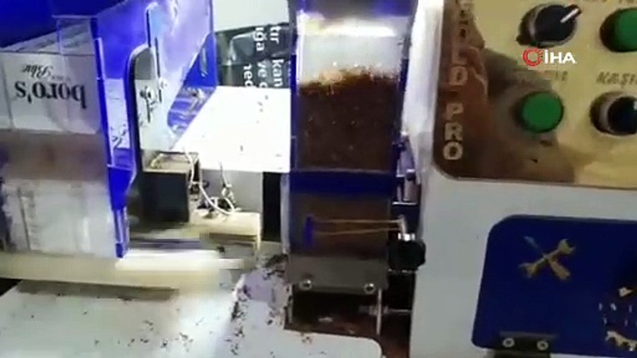 Yılbaşı üzeri kaçak sigara baskını