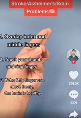 Parmaklarınızla bu hareketleri yapamıyorsanız dikkat. İnme ve Alzheimer riski ile karşı karşıyasınız