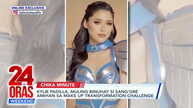 ONLINE EXCLUSIVE: Kylie Padilla, muling binuhay si Sang'gre Amihan sa make up Transformation Challenge | 24 Oras Weekend