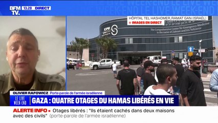"Une opération extrêmement compliquée": le porte-parole de l'armée israélienne explique comment s'est déroulée la libération de quatre otages du Hamas