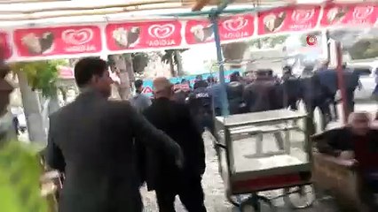 Adliye önünde silahlı, baltalı ve bıçaklı kavga: 4 yaralı